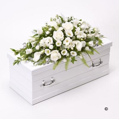 Children's Casket Spray   White