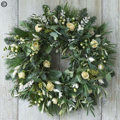 Large Contemporary Christmas Wreath